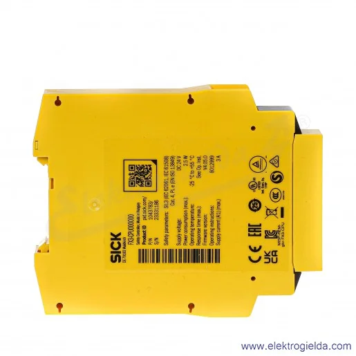 Sterownik bezpieczeństwa 1043783 FX3-CPU000000 zasilanie 24VDC Kategoria 4 (EN ISO 13849), SIL 3 (IEC 61508)