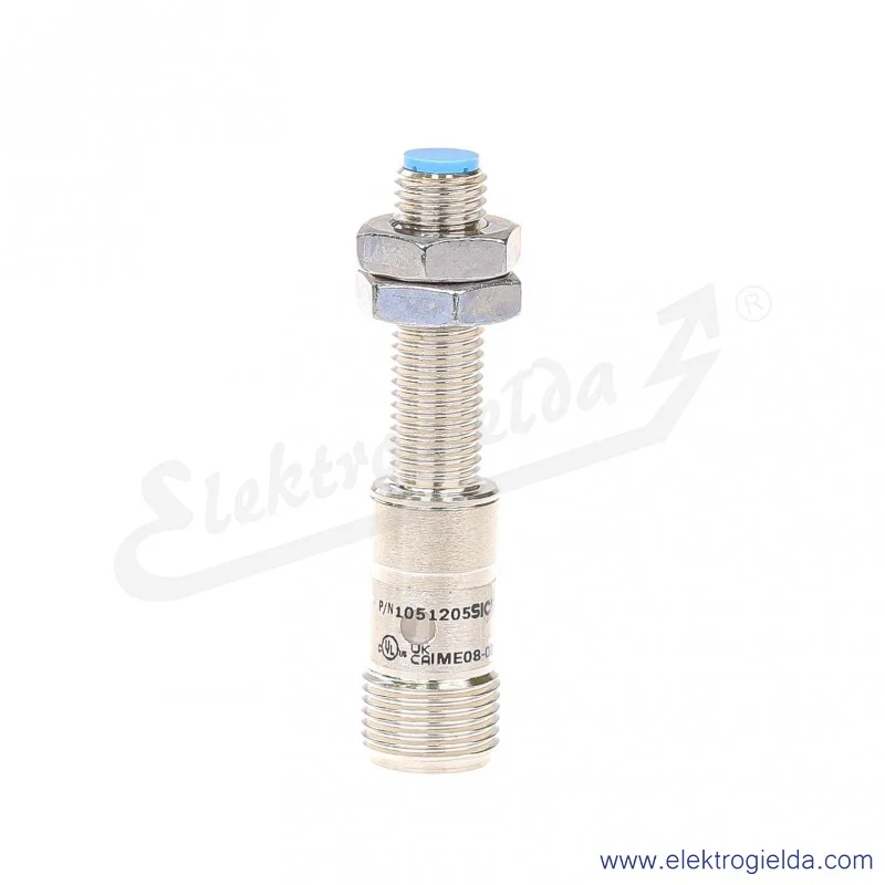 Czujnik indukcyjny 1051205 IME08-02BPSZC0S 10..30VDC, zasięg 2mm, PNP NO, tuleja M8, przyłącze M12 4P