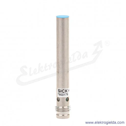 Czujnik indukcyjny 7900179 IH06-02BPS-VT1 10..30VDC, zasięg 2mm, PNP NO, tuleja fi 6.5mm, przyłącze M8 3P