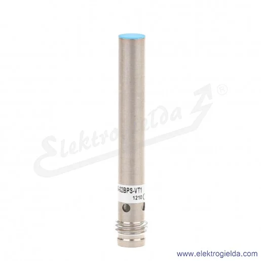 Czujnik indukcyjny 7900179 IH06-02BPS-VT1 10..30VDC, zasięg 2mm, PNP NO, tuleja fi 6.5mm, przyłącze M8 3P