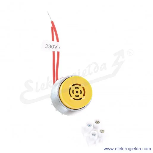 Sygnalizator dźwiękowy SP22-SD 230VAC fi 22mm