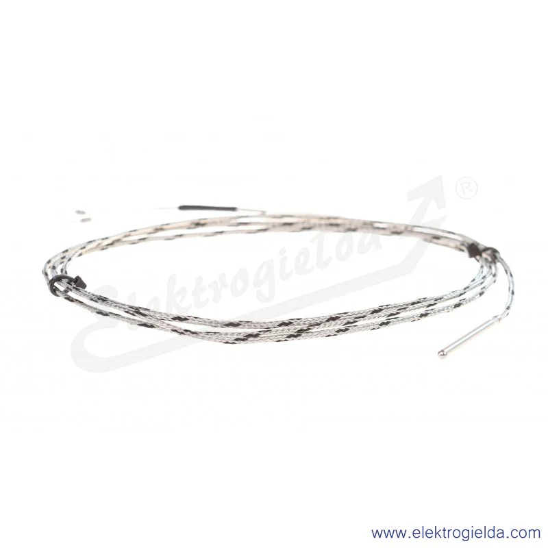 Czujnik temperatury AR131-J-2-3-50-1,5-6-2-400C termopara J, klasa 2, średnica 3mm, długość czujnika 50mm, przewód 1.5m, oplot 2