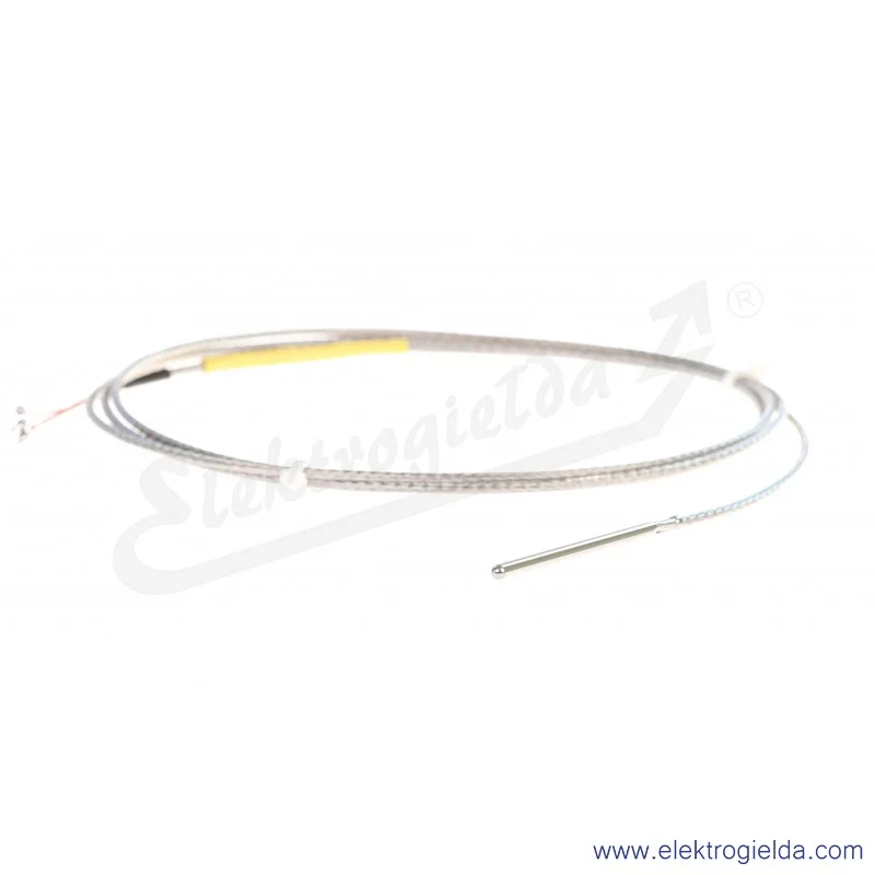 Czujnik temperatury AR131-J-2-6-50-1,5-6-2-400C termopara J, klasa 2, średnica 6mm, długość czujnika 50mm, przewód 1.5m, oplot 2