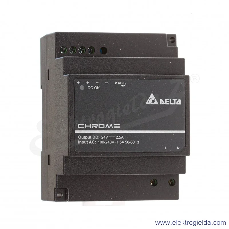 Zasilacz DRC-24V60W1AZ 24V/2.5A/60W, klasa II