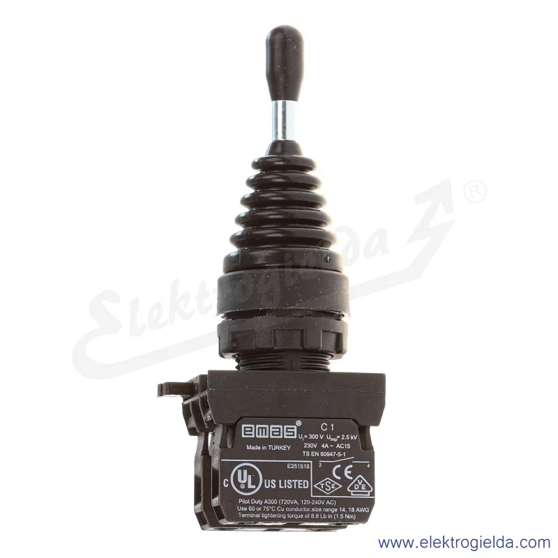 Joystick CP101DJ20 CP 2-pozycyjny stabilny 2NO Emas