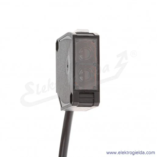 Czujnik refleksyjny E3JK-RR12 zasięg 10m, 24..240VAC/DC, SPDT Dark-ON i Light-ON, przewód 2m