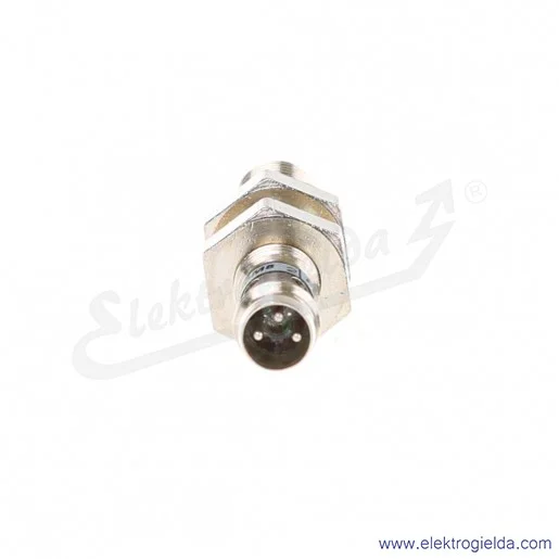 Czujnik indukcyjny PCID 1,5 RPK 10..30VDC, zasięg 1.5mm, PNP NC, tuleja M8, konektor M8 3 pin, długość 50mm
 