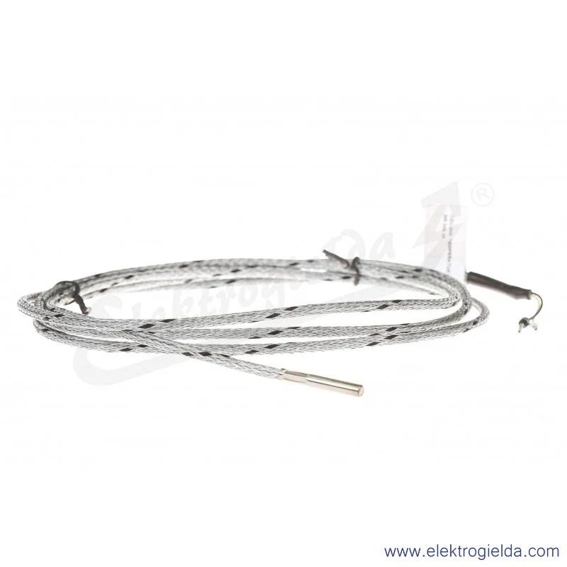 Czujnik temperatury AR131-J-2-4-25-1,5-6-2-400C termopara J, klasa 2, średnica 4mm, długość czujnika 25mm, przewód 1.5m, oplot 2