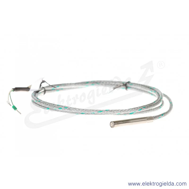Czujnik temperatury AR131-K-2-6-50-1,5-6-2-400C termopara K, klasa 2, średnica 6mm, długość czujnika 50mm, przewód 1.5m oplot 2x