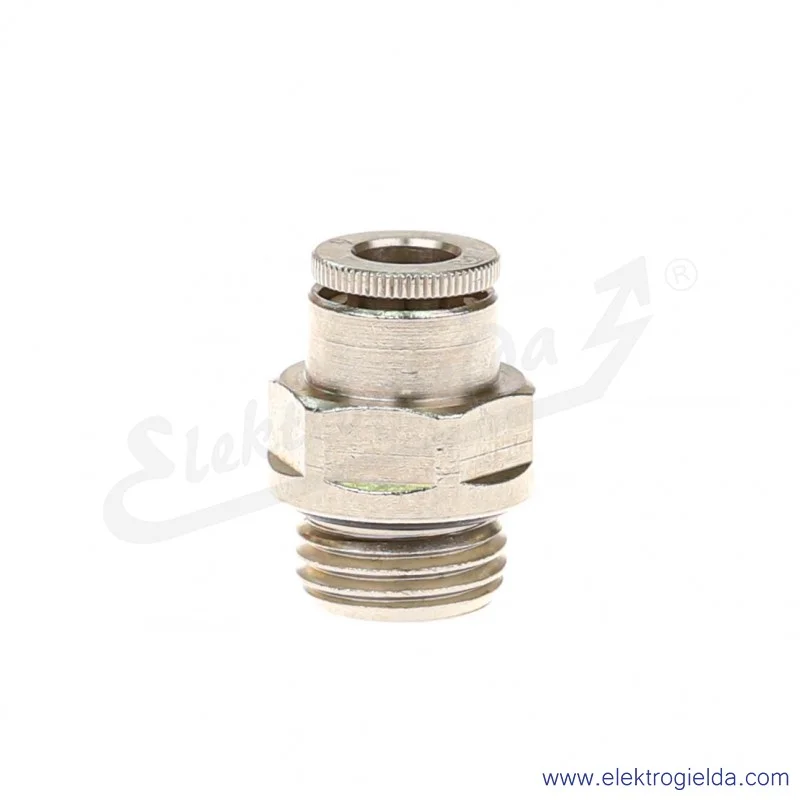Złączka prosta G1/4-FI6 metalowa Camozzi 6512-6-1/4