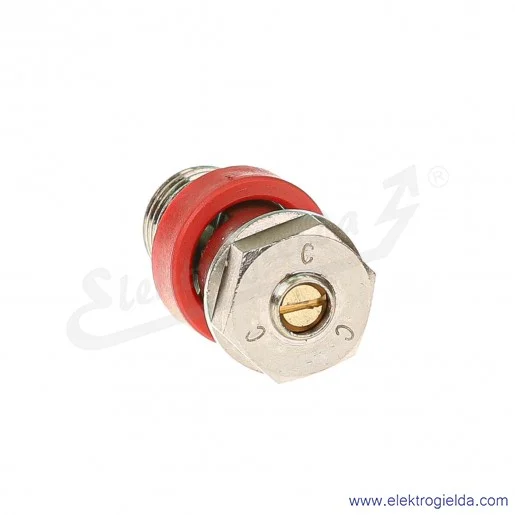 Zawór dławiąco- zwrotny SCU 606-1/4, G1/4, banjo, 1-10 bar, 530 l/min, dławienie na wypływie, regulacja śrubokrętem, Camozzi