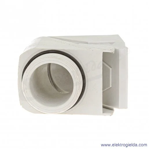 Dławik kątowy E03DK-02160100603 KD 29 z tworzywa, PG29, szary IP68