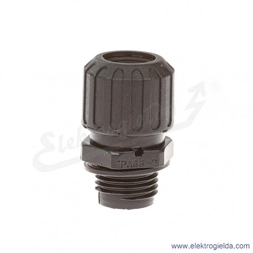 Dławik plastikowy E03DK-07010200201 LRS 16M/9 M16x1.5 do rur WTE 9, średnica zewnętrzna 13mm, pod klucz 22