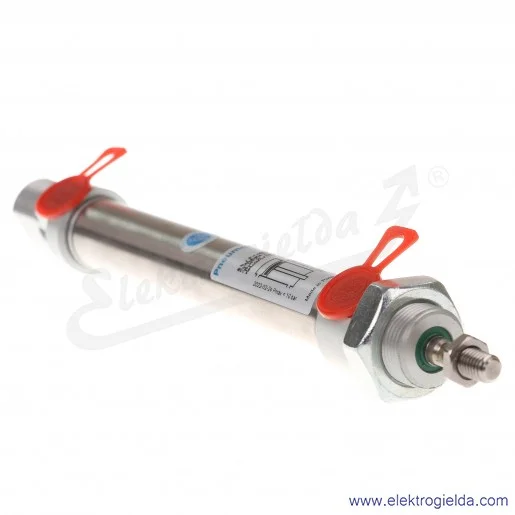 Siłownik pneumatyczny cylindryczny DNM020.0100, D20X100, G1/8, dwustronnego działania, magnetyczny Siłownik pneumatyczny cylindryczny DNM020.0100, D20X100, G1/8, dwustronnego działania, magnetyczny