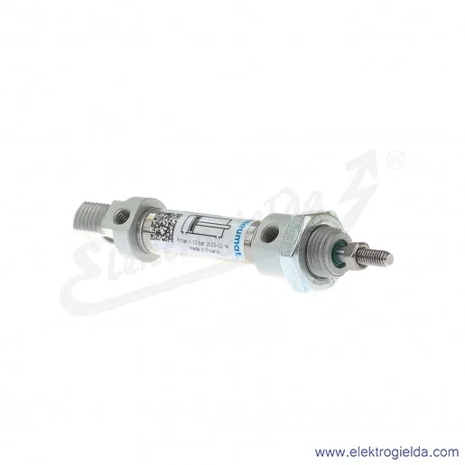 Siłownik pneumatyczny cylindryczny DNM010.0010, D10X10, M5, dwustronnego działania, magnetyczny Siłownik pneumatyczny cylindryczny DNM010.0010, D10X10, M5, dwustronnego działania, magnetyczny