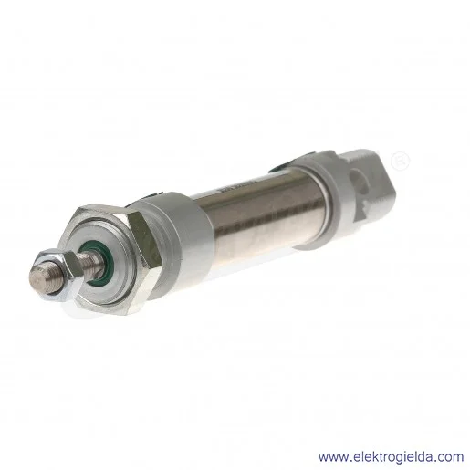 Siłownik pneumatyczny cylindryczny DNM020.0025 D20X25, G1/8, dwustronnego działania, magnetyczny Siłownik pneumatyczny cylindryczny DNM020.0025 D20X25, G1/8, dwustronnego działania, magnetyczny
