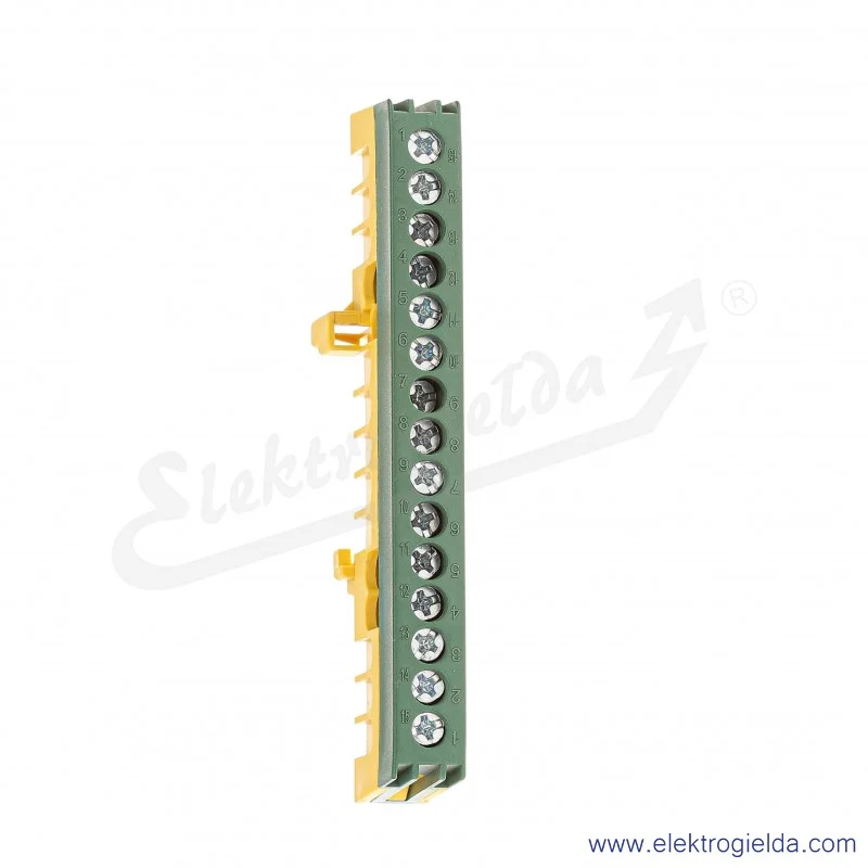 Listwa ochronna F2.0394 ZPI 15X16mm żółto-zielona