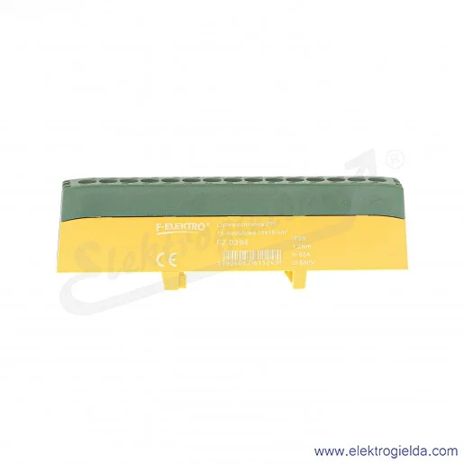 Listwa ochronna F2.0394 ZPI 15X16mm żółto-zielona