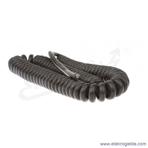 Sznur spiralny F5.0041 3x1mm2 5mb czarny 05VVH8-F zakres 600-4500mm