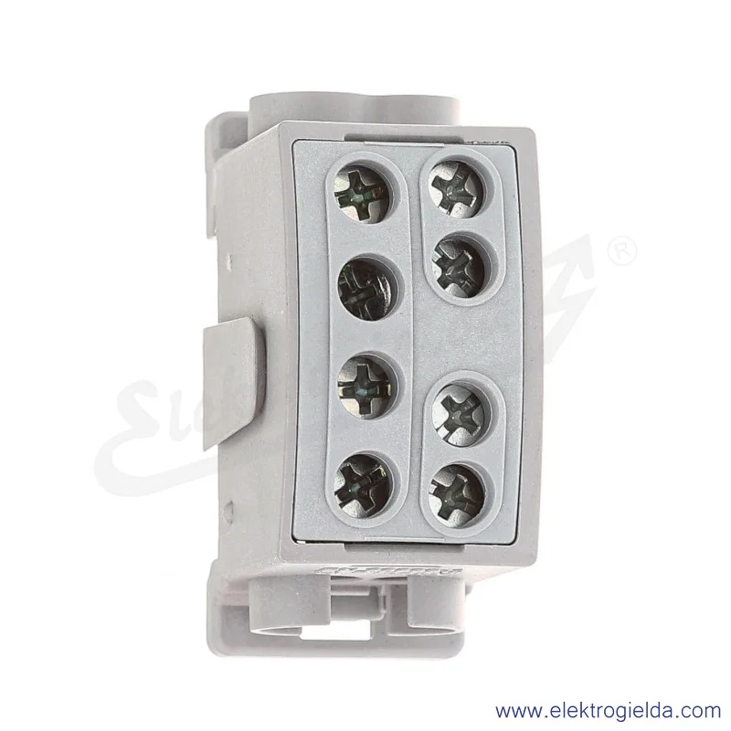 Blok rozdzielczy F2.0372 HLK125A-2 szary zacisk 1x25, 1x35 wymiar 55x26x38mm