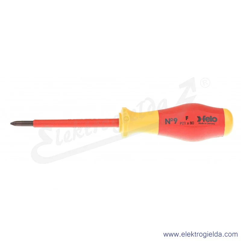 Wkrętak krzyżowy 915 102 90 PZ1/80mm, pozidriv izolowany VDE