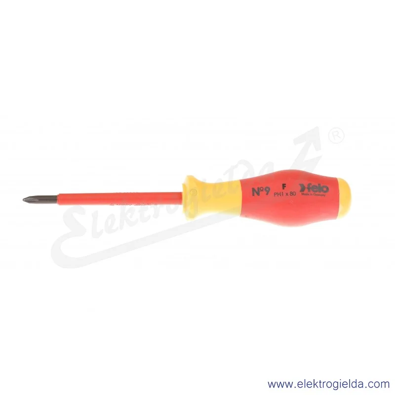 Wkrętak krzyżowy 914 102 90 PH1/80mm, phillips izolowany VDE