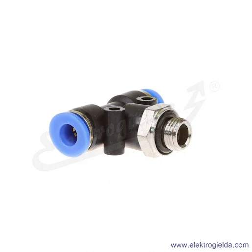 Trójnik z tworzywa typu T G1/8 + 2x FI6