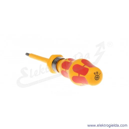 Wkrętak 051601 WERA PH1x80 krzyżowy Philips izolowany Kraftform 1062 i PH VDE