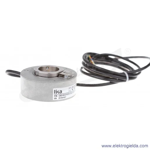 Enkoder ikrementalny C80-H-1024ZCU430L2 1024 impulsy/opborty, otwór fi 30mm, zasilanie 5..30VDC, max częstotliwość 100kHz, z prz