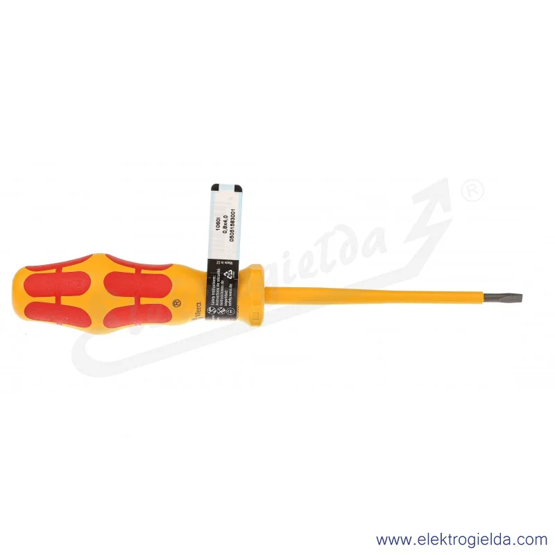 Wkrętak 051583 WERA 0,8x4,0x100 płaski izolowany Kraftform 1060 i VDE
