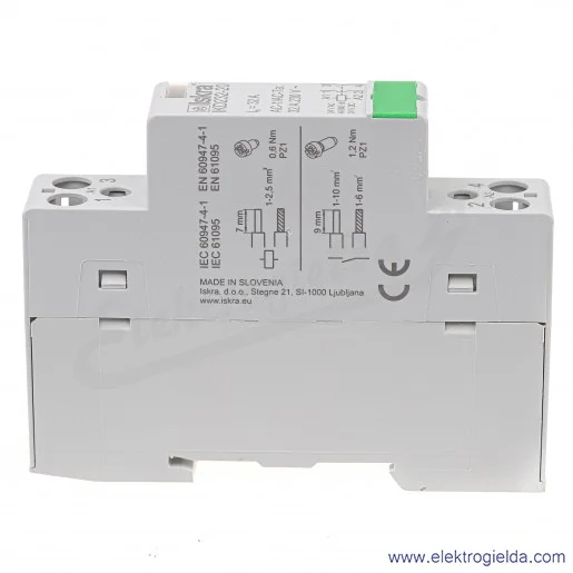 Stycznik modułowy 30.046.863 IKD232-20 32A 2NO 24VAC/DC HUM-FREE