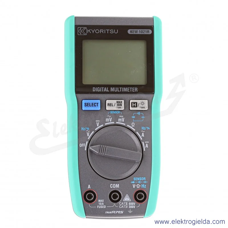 Multimetr 103926 KEW1021R z pomiarem TRMS Kyoritsu 600V AC/DC