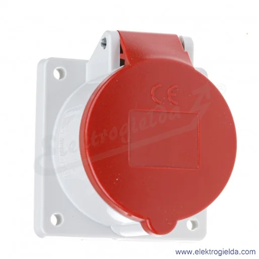 Gniazdo tablicowe 1385 5x16A 400V proste IP44