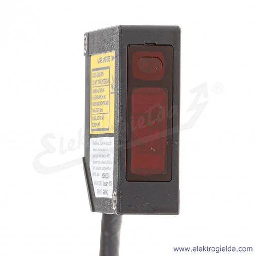 Czujnik laserowy odbiciowy HL-G105-S-J zasięg 50mm, PNP/NPN, konektor 0.5m
