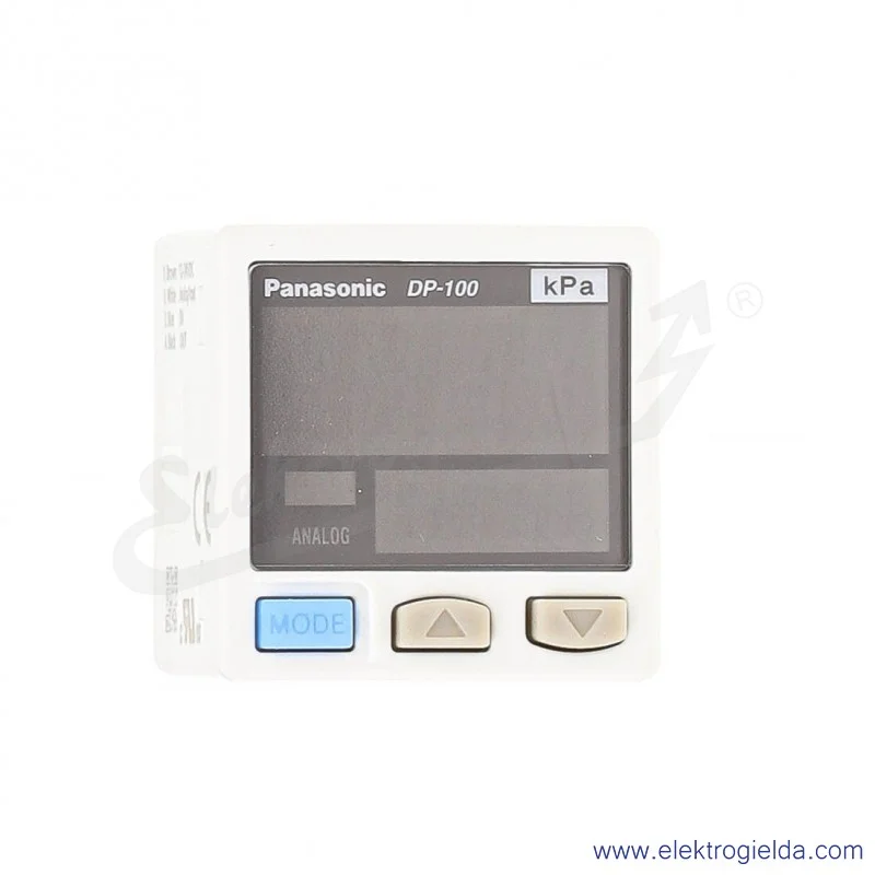 Czujnik ciśnienia DP-111A-E-P-J -1..1bar G1/8" M5, PNP 1..5V, 4..20mA, NO/NC, 12..24VDC