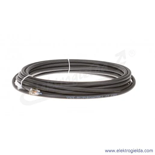 Kabel czujnika Y92E-M12PURSH4S5M-L przewód 4-pinowy nadajnik 5m ekranowany, złącze M12 żeńskie, z wolnym końcem przewodów Kabel czujnika Y92E-M12PURSH4S5M-L przewód 4-pinowy nadajnik 5m ekranowany, złącze M12 żeńskie, z wolnym końcem przewodów