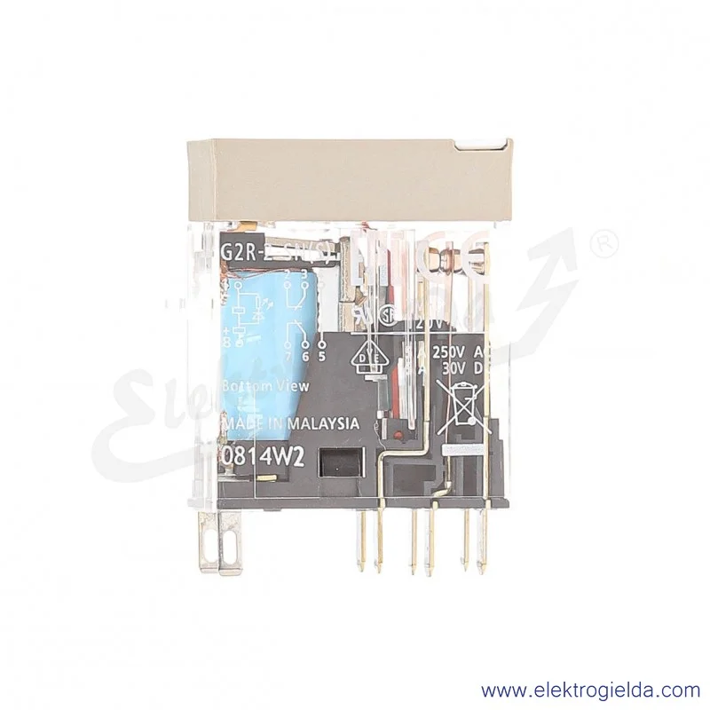 Przekaźnik elektromagnetyczny G2R-2-SN 24VDC 2-polowy DPDT 5A, max napięcie przełączalne 380VAC 125VDC
