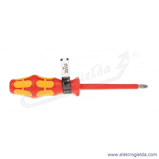 Wkrętak PZ/S 2X80 serii165 i PZ/S VDE izolowany do wkrętów PlusMinus (Pozidriv/rowek) 006191