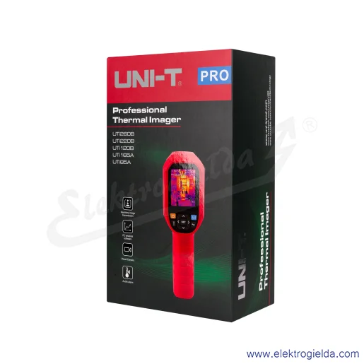 UTi260B Kamera termowizyjna IP65, zasilanie akumulatorowe, zakres -20°C...550°C