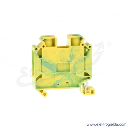 Złączka przelotowa ochronna 3044212 UT 16-PE, żółto-zielona, 16mm2, 76A, 1000V, zaciski śrubowe