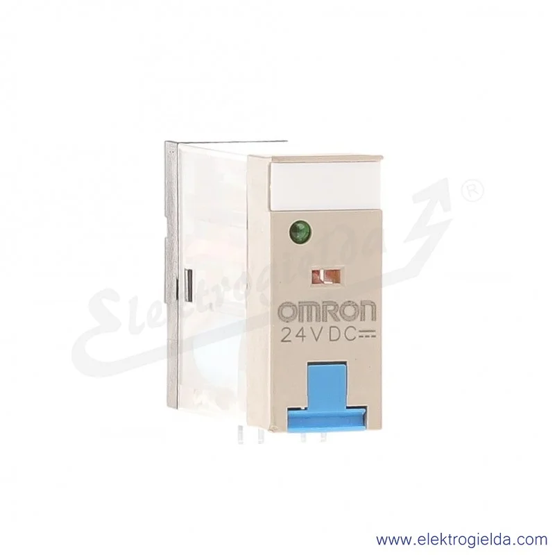 Przekaźnik elektromagnetyczny G2R-1-SNDI 24 VDC SPDT, 10A, z przyciskiem testowym i wskaźnikiem LED