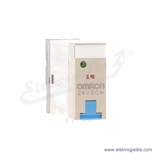 Przekaźnik elektromagnetyczny G2R-1-SNDI 24 VDC SPDT, 10A, z przyciskiem testowym i wskaźnikiem LED