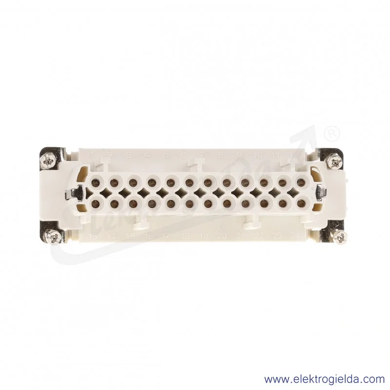Wkład złącza 29024 SHB-24-WZ żeński 24P+E 16A 400V