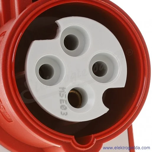 Gniazdo naścienne 27002 4x16A 400V IP44