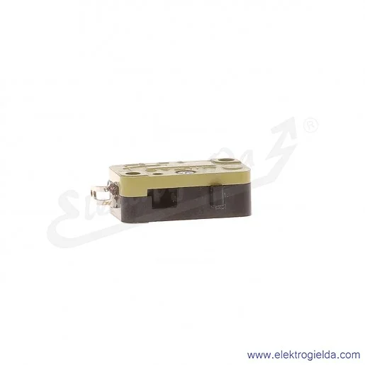 Wyłącznik krańcowy miniaturowy Miltac 10A styk przełączny, do lutowania, popychacz z tworzywa Wyłącznik krańcowy miniaturowy Miltac 10A styk przełączny, do lutowania, popychacz z tworzywa