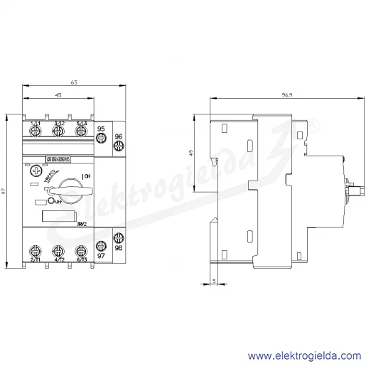 Rysunek wymiarowy