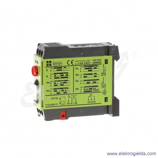 Przekaźnik czasowy D6DM 24VAC/DC 110-240VAC 1P 8 funkcji czasowych
