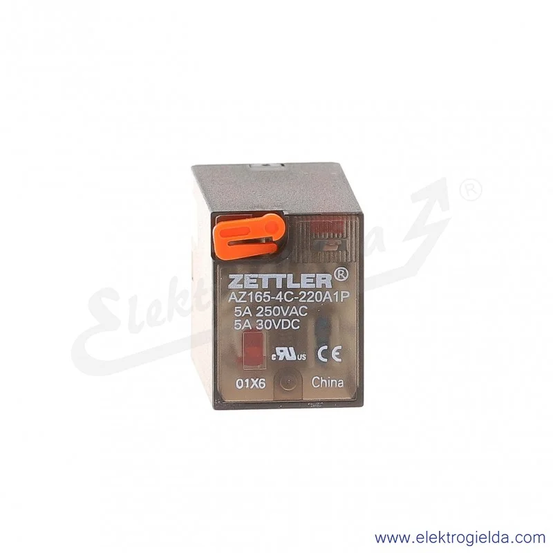 Przekaźnik elektromagnetyczny Zettler AZ165-4C-220A1P 4P 230VAC WTL ( R4N )