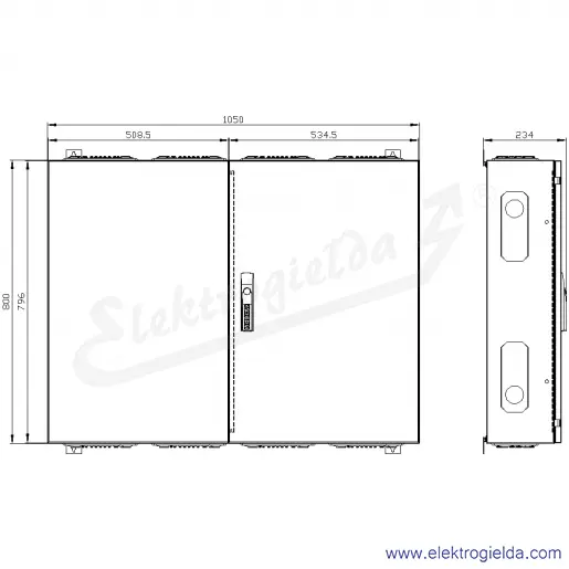 Rysunek wymiarowy