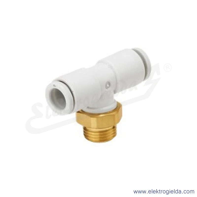 Trójnik KQ2T04-M3G, M3, Fi 4mm